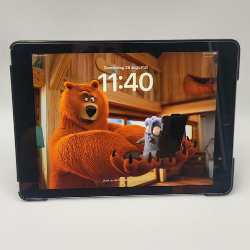 Apple iPad 6e 2018 128GB Wifi + 4G  Met Hoes | Nette Staat, Computers en Software, Apple iPads, Zo goed als nieuw