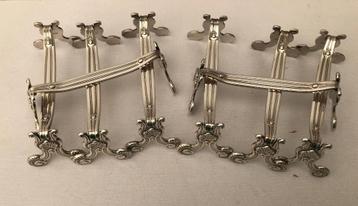 Christofle - 8 verzilverde messenleggers - Coquille beschikbaar voor biedingen