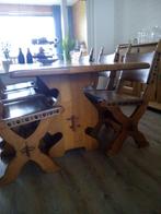 Eetkamer stoelen met tafel, Ophalen, Zo goed als nieuw, 4 tot 6 stoelen
