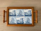 Portugees Vintage Dienblad – Jaren 60/70, Uniek Ingelegd!, Ophalen of Verzenden