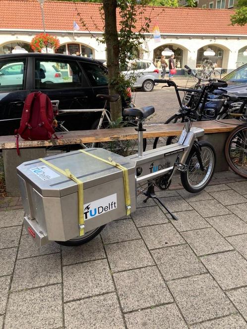 Unieke Bakfiets (number5.bike), Fietsen en Brommers, Fietsen | Bakfietsen, Zo goed als nieuw, Overige merken, Goederen, Ophalen of Verzenden