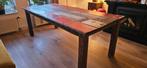 Robuuste sfeervolle eettafel!, Huis en Inrichting, Tafels | Eettafels, Ophalen, Gebruikt, 100 tot 150 cm, 200 cm of meer