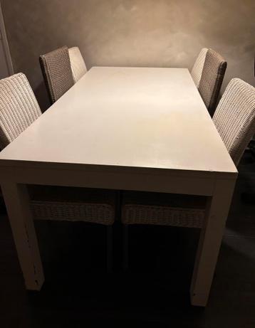Gratis tafel met stoelen - opknapper