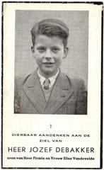 Jozef DeBakker 1938 Deerlijk + 1953 Kortrijk, 15 jaar, Verzenden