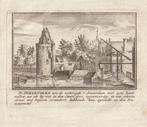 Amsterdam de Doeletoren oude gravure / ets, Verzenden
