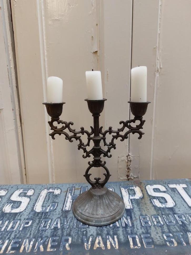 Franse kandelaar, Antiek en Kunst, Antiek | Kandelaars, Overige materialen, Ophalen of Verzenden