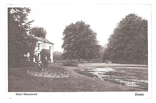 976023	Doorn	Utr 1927 Huize	Schoonoord	Gelopen met postzegel, Verzamelen, Ansichtkaarten | Nederland, Gelopen, Utrecht, 1920 tot 1940