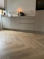 Visgraat Plak Pvc Knoke Natuur Toplaag 0,55 €24,95m2, Visgraat Plak Pvc vloeren Natuur eiken kleur Dry-back, 75 m² of meer, Nieuw