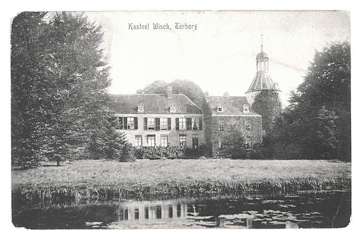 990529 Terborg Gld 1908 Kasteel Wisch Gelopen met postzegel, Verzamelen, Ansichtkaarten | Nederland, Gelopen, Gelderland, Voor 1920