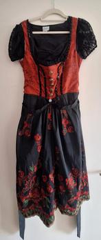 Dirndl schort en blouse oktoberfeest, Kleding | Dames, Carnavalskleding en Feestkleding, Maat 42/44 (L), Ophalen of Verzenden