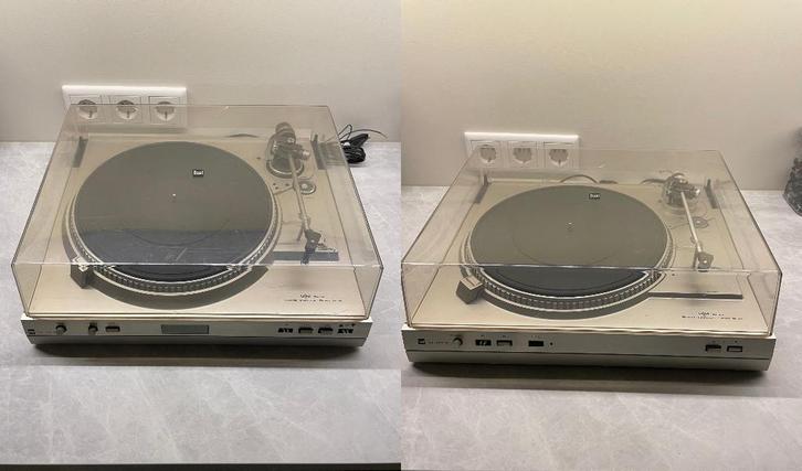 2x Dual Quartz Platenspeler - CS 728 Q & CS 617 Q, Audio, Tv en Foto, Platenspelers, Gebruikt, Platenspeler, Dual, Pitch-regelaar