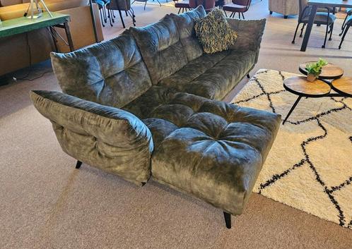 Longchair + 2.5 zit San Diego | ShowroomM, Huis en Inrichting, Banken | Sofa's en Chaises Longues, Zo goed als nieuw, Vierpersoons of meer