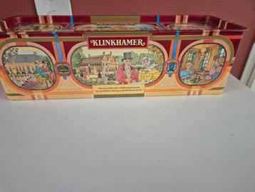 Vintage Klinkhamer koekblik beschikbaar voor biedingen