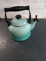 Fluitketel Le Creuset Tradition Caribbean Blue 2.1 Liter, Huis en Inrichting, Overige materialen, Pot, Bus of Blik, Nieuw, Ophalen of Verzenden