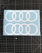2x Audi Logo Sticker, Auto diversen, Autostickers, Ophalen of Verzenden