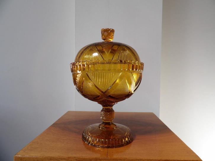 Art Deco Dekseldoos Brockowitz, Antiek en Kunst, Antiek | Glas en Kristal, Ophalen of Verzenden