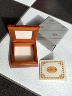 Geluksdoosje hout en zilver, Ophalen of Verzenden, Zilver