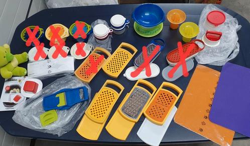 Tupperware keukenmachines, Huis en Inrichting, Keuken | Tupperware, Zo goed als nieuw, Overige typen, Blauw, Geel, Wit, Oranje