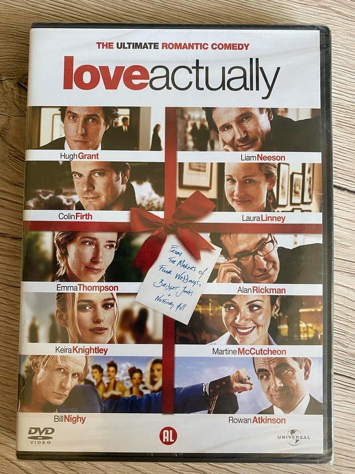 Love Actually DVD - Romantische Komedie, Cd's en Dvd's, Dvd's | Komedie, Zo goed als nieuw, Romantische komedie, Alle leeftijden