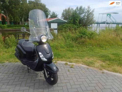 SYM Bromscooter Fiddle II | 45km | 2017 | slechts 7.514km ge, Fietsen en Brommers, Brommers | Overige merken, Gebruikt