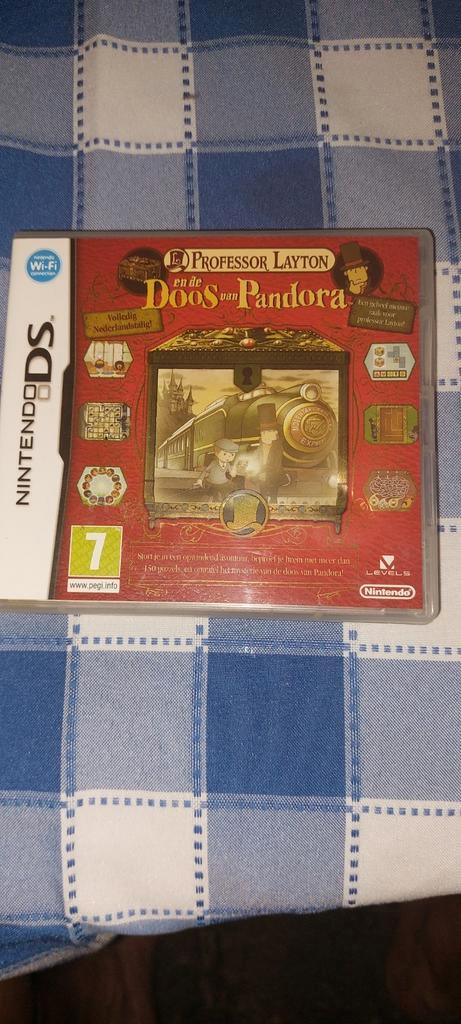 Professor Layton and Pandora's Box, NDS, Spelcomputers en Games, Games | Nintendo DS, Zo goed als nieuw, Puzzel en Educatief, 1 speler