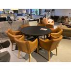 Set van 6 Fortuna stoelen He Design nu €1199,-, Ophalen, Bruin, Nieuw, Leer