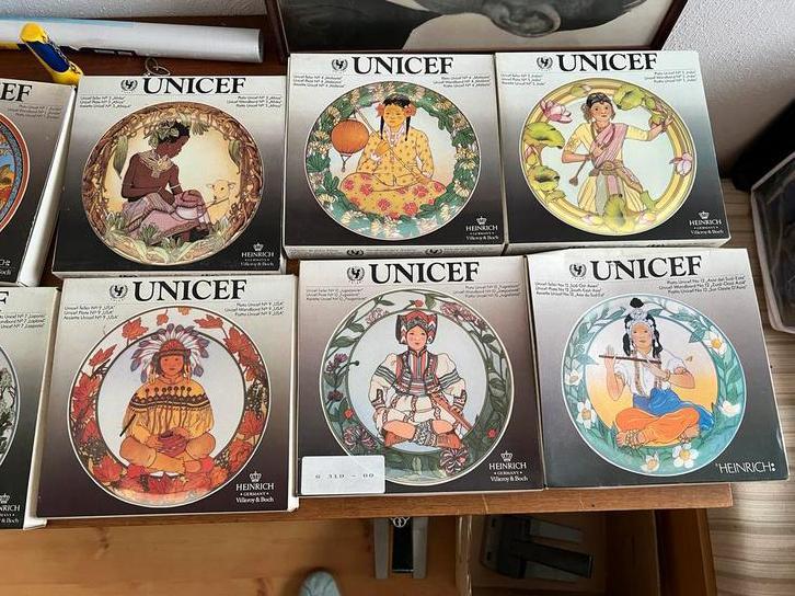 Villeroy & Boch Unicef Wandbordjes Collectie, Antiek en Kunst, Antiek | Schalen, Ophalen of Verzenden