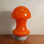 Vintage Mushroom tafel lamp oranje, Vintage, Ophalen of Verzenden, Zo goed als nieuw, Glas