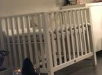 Witte Babybox te koop!, Ophalen, Zo goed als nieuw, Rechthoekig, In hoogte verstelbaar