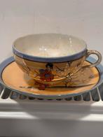 Japans eierschaal theeservies met rekje, Ophalen of Verzenden