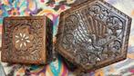 Indonesisch/Bali/Houtsnijwerk/Doosje/Kistje, Antiek en Kunst, Ophalen of Verzenden