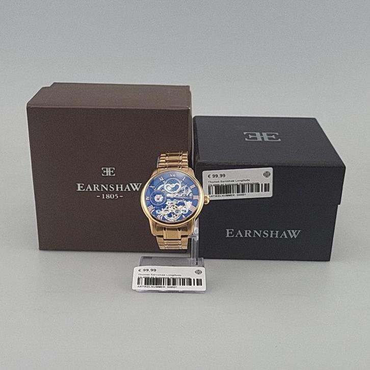 Thomas Earnshaw Longitude ES-8006-44 Automaat Herenhorloge, Sieraden, Tassen en Uiterlijk, Horloges | Heren, Gebruikt