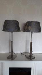 2 fraaie, identieke lampen, Huis en Inrichting, Metaal, Zo goed als nieuw, 50 tot 75 cm, Ophalen