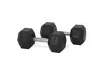 Hex Dumbbells - 15kg per stuk, Sport en Fitness, Fitnessmaterialen, Ophalen of Verzenden, Zo goed als nieuw, Armen, Dumbbell