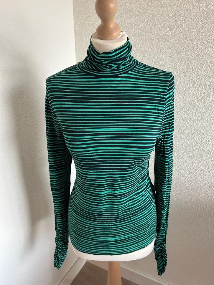 Fabienne Chapot maat L Als nieuwe Jade top strepen 385, Kleding | Dames, Tops, Zo goed als nieuw, Maat 42/44 (L), Groen, Lange mouw