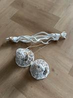 Decoratieve witte takken met Kerstklokken, Ophalen of Verzenden, Gebruikt