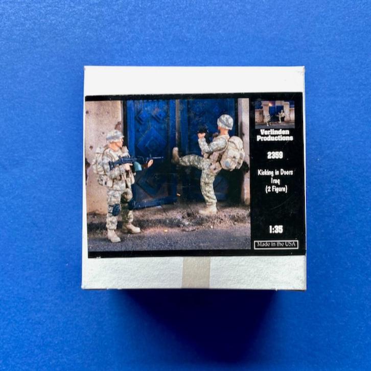 Verlinden	2359	Kicking in Doors Iraq	1/35	Resin, Hobby en Vrije tijd, Modelbouw | Figuren en Diorama's, Nieuw, 1:35 tot 1:50, Ophalen of Verzenden
