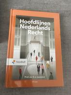C.J. Loonstra - Hoofdlijnen Nederlands recht 15e druk, Boeken, Wetenschap, Nieuw, C.J. Loonstra, Ophalen of Verzenden