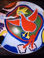 Prachtig decoratief bord, gesigneerd Corneille., Ophalen of Verzenden