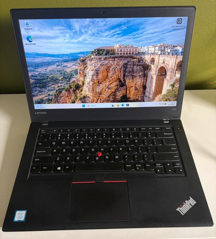 Lenovo Thinkpad t470 (Windows 11), Computers en Software, Windows Laptops, Zo goed als nieuw, 14 inch, SSD, 2 tot 3 Ghz, 16 GB