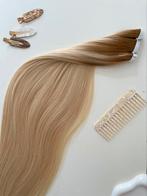 Remy invisible Weft in Tape hair extension. 100% human hair, Ophalen of Verzenden, Nieuw, Pruik of Haarverlenging