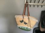 Rieten tas, Ophalen of Verzenden, Nieuw, Beige, Handtas