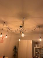 Chandelier with light bulbs, Huis en Inrichting, Lampen | Kroonluchters, Ophalen, Zo goed als nieuw