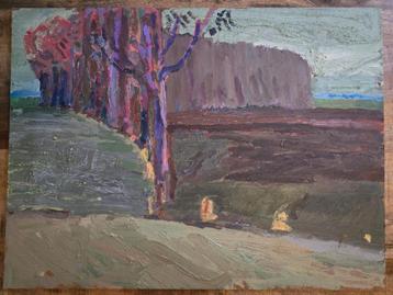 P.C. Kuiper schilderij – De Ploeg stijl – 60 x 80 cm beschikbaar voor biedingen