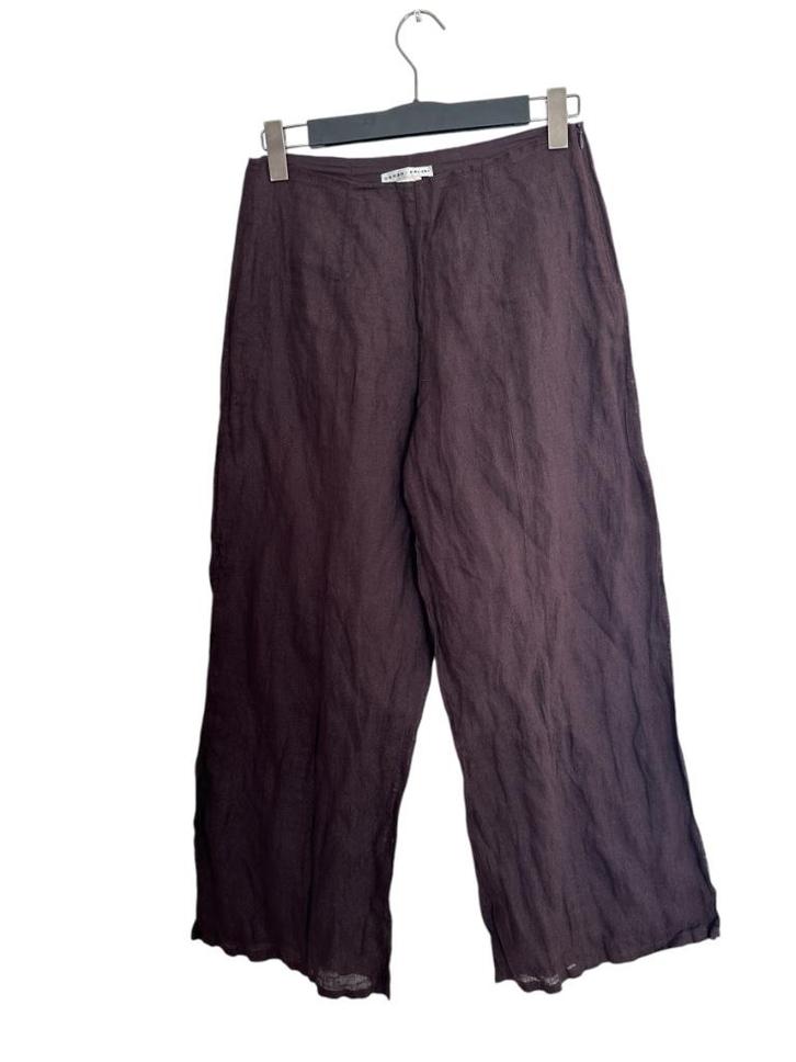 Sarah Pacini broek L, Kleding | Dames, Broeken en Pantalons, Zo goed als nieuw, Maat 42/44 (L), Bruin, Ophalen of Verzenden