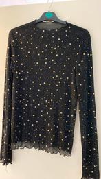 Doorzichtig shirt met sterretjes, Kleding | Dames, Ophalen of Verzenden, Zo goed als nieuw, Korte mouw