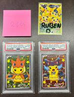 Pokemon: Pikachu Poncho set 207&208 XY-P / PSA 10, Hobby en Vrije tijd, Verzamelkaartspellen | Pokémon, Nieuw, Foil, Ophalen of Verzenden