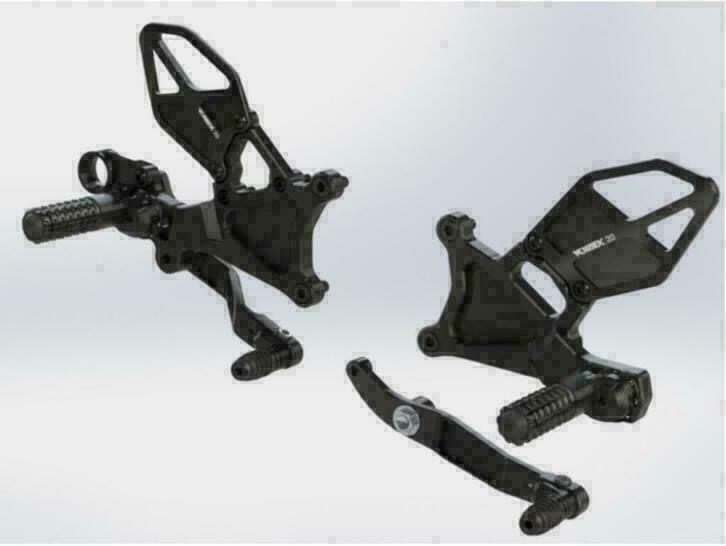Vortex remschakelset (rearset) Yamaha R6 2006-2025, Motoren, Tuning en Styling, Ophalen of Verzenden