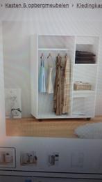 Nieuw; Vida XL Witte compacte, open kledingkast bouwpakket, 50 tot 100 cm, Minder dan 100 cm, Zo goed als nieuw, Verzenden