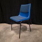 Vintage Stapelstoelen Schröder & Henzelmann - 122 stuks, Ophalen, Gebruikt, Stof, Blauw